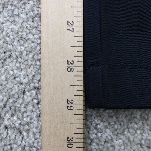 Haggar Chino Pants NWT Mens 34x29 Blue Work 2 Weekend Flat Front Comfort Waist - Picture 4 of 14